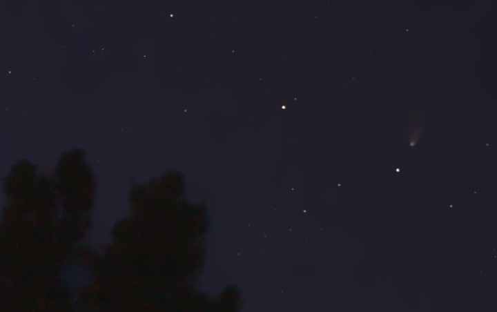 PANSTARRS mit Schweif im April 2013