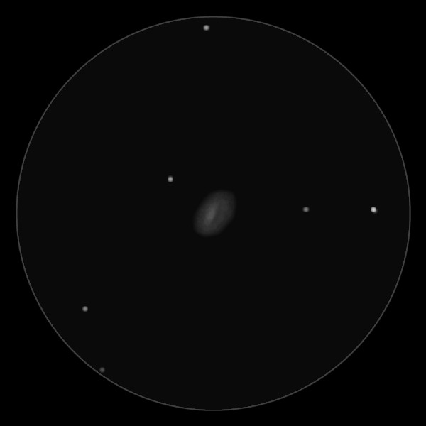 Beobachtung Black Eye Galaxie Messier 64