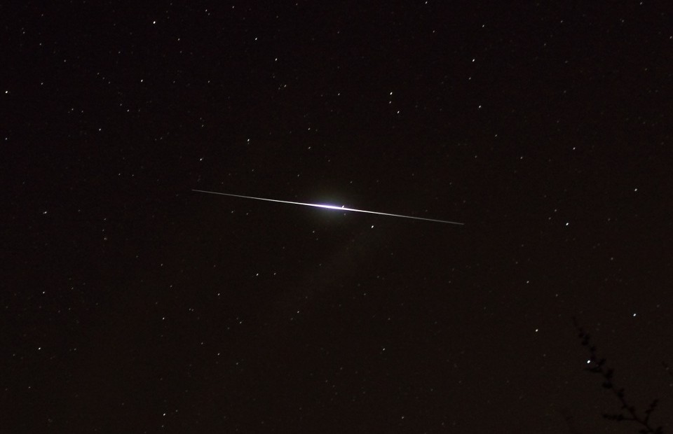 Heller Iridium-Flare mit -7 mag
