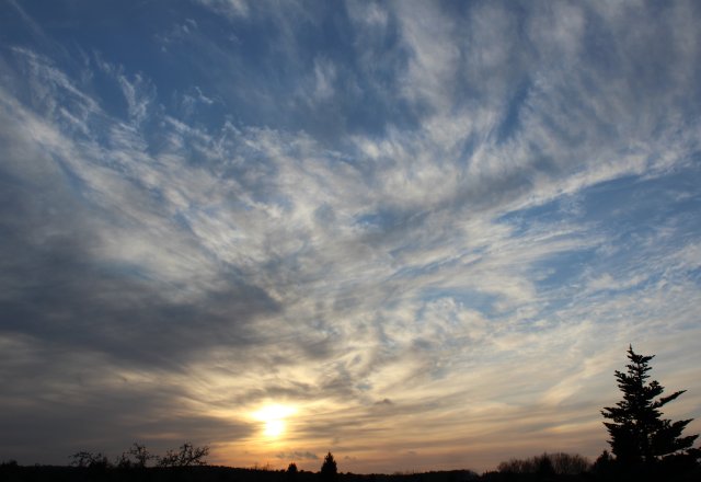 Cirruswolken am 17. Januar 2015